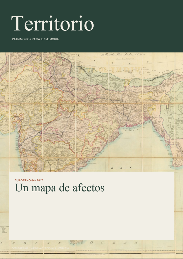 Portada Territorio n.º 4: Un mapa de afectos