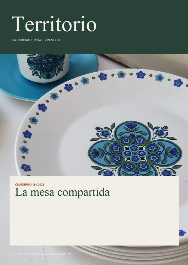 Portada Territorio n.º 16: La mesa compartida