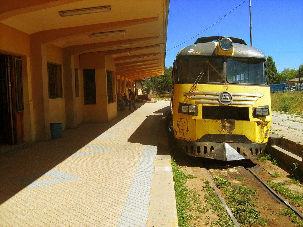 Estación ferroviaria en Chile