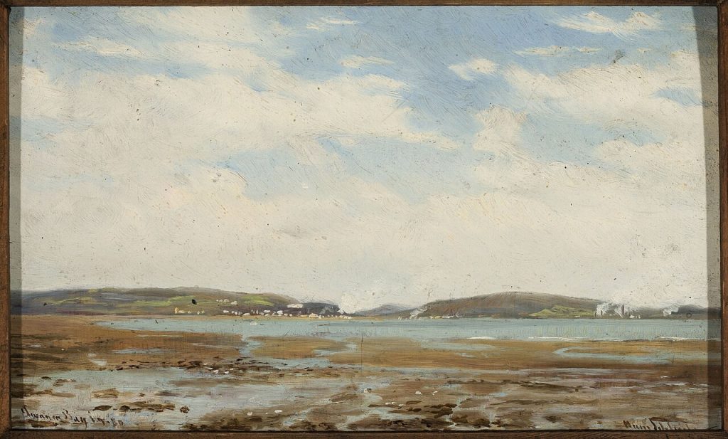 Paisaje junto al agua